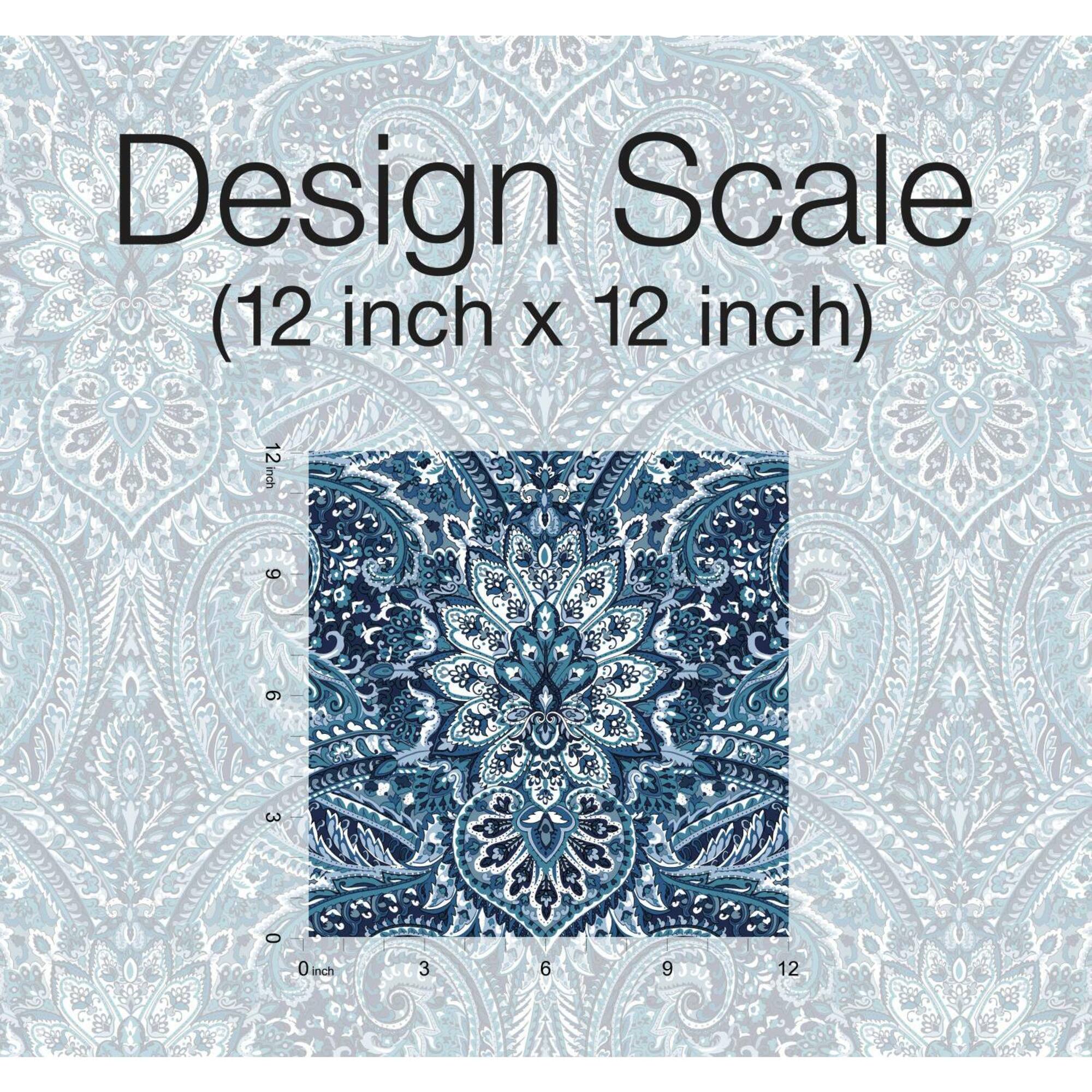 RoomMates Blue Swept Away Peel & Stick Wallpaper